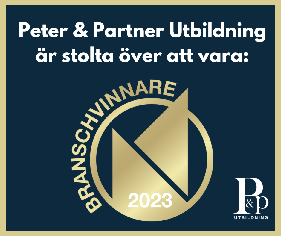 Peter & Partner är stolta Branschvinnare 2023